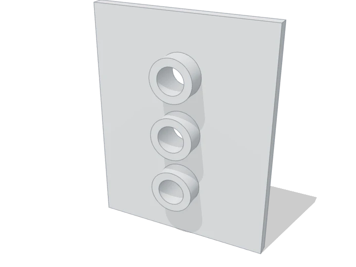 LEDs 5 mm ×3 (S) von innen