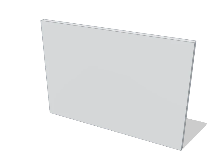 Leere Wand (M) von innen