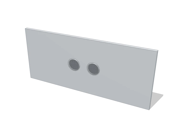 Ultraschallsensor HC-SR04 (L) von außen