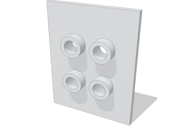 LEDs 5 mm ×4 (S) von innen